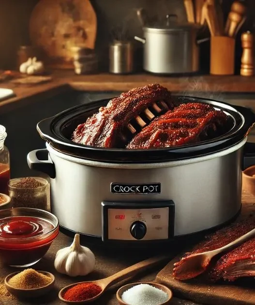 beef ribs in crock pot