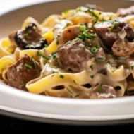 beef stroganoff with cream of mushroom soup