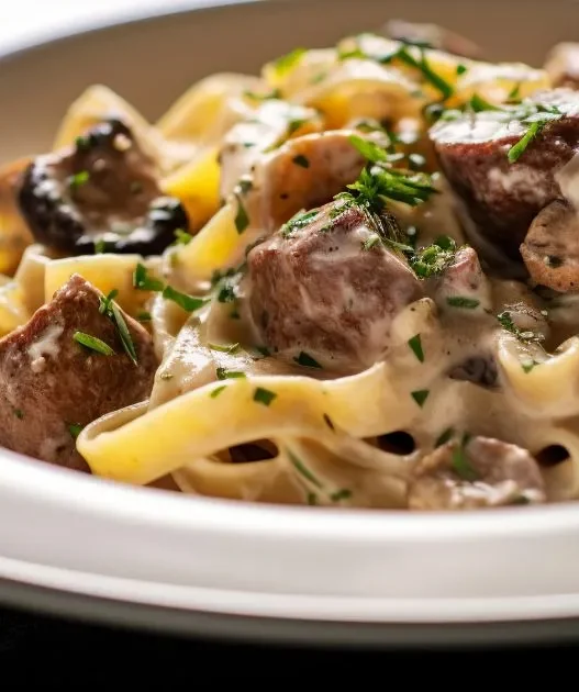 beef stroganoff with cream of mushroom soup