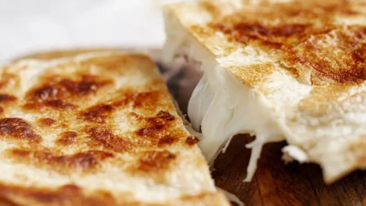 cheesy beef quesadillas