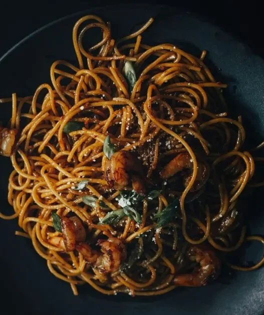 chicken and shrimp pasta