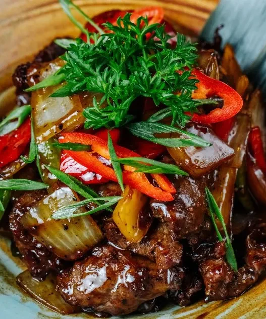 black pepper beef